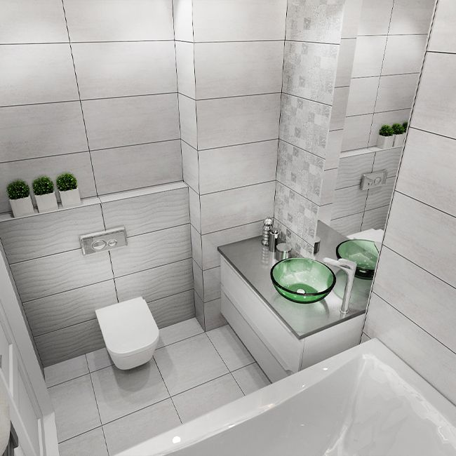 Frostbestandig glaseret Augusto klinke 45 x 45 cm grigio 1,82 m²