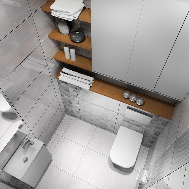 Frostbestandig glaseret Augusto klinke 45 x 45 cm grigio 1,82 m²