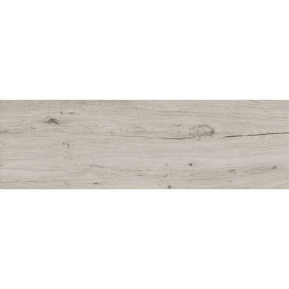 Frostbestandig glaseret porcelænsflise Boxwood GoodHome 18,5 x 59,8 cm grå 1 m²