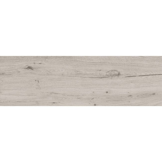 Frostbestandig glaseret porcelænsflise Boxwood GoodHome 18,5 x 59,8 cm grå 1 m²