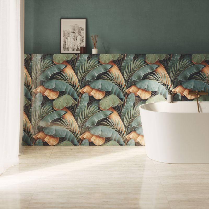 Frostbestandig glasert porcelænsflise Destiny 60 x 120 cm botanico 0,72 m²