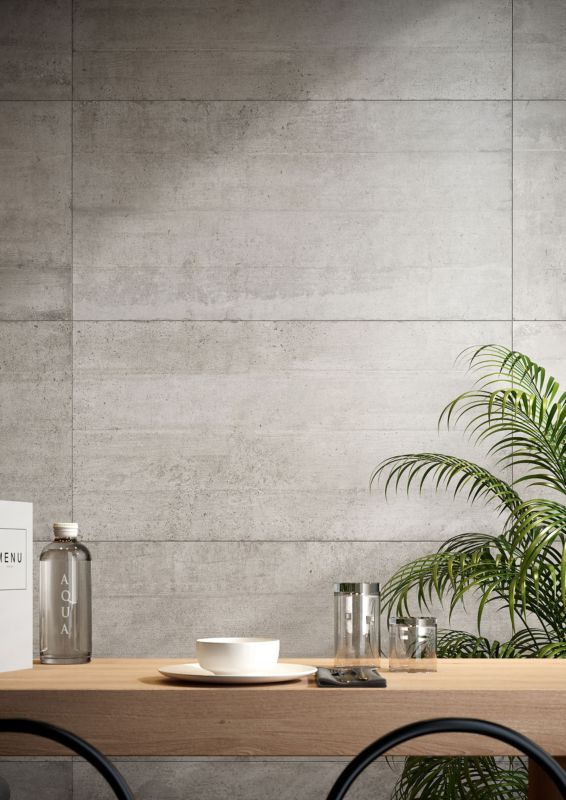 Frostbestandig glaseret klinker Docks 60 x 120 cm lys grå 1,44 m²