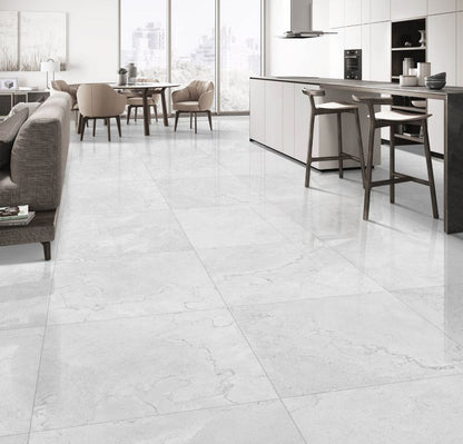 Frostbestandig glaseret porcelænsflise Egen Marton 60 x 60 cm gris lappato 1,44 m²