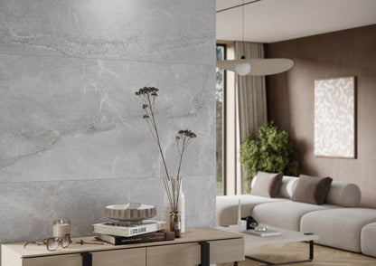 Empire frostbestandig glasert gresflis 59,85 x 119,85 cm grå 1,43 m²