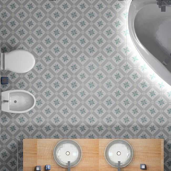 Frostbestandig glaseret Etienne porcelænsflise 60 x 60 cm greige 1,44 m²