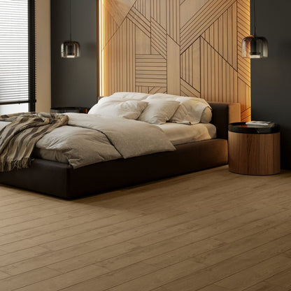 Frostbestandig glasert Goro GoodHome porcelænsgulvflise 15,5 x 62 cm beige 1,34 m²