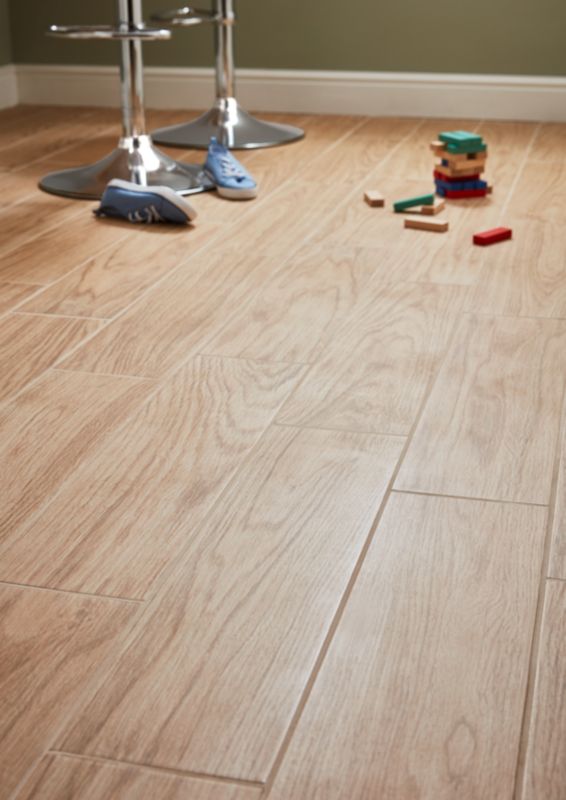 Frostbestandig glasurbelagt porcelænsflise Guigliano GoodHome 18,5 x 59,8 cm beige 1 m²