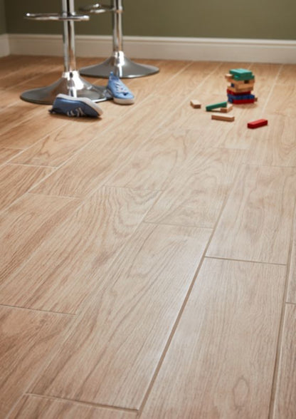 Frostbestandig glasurbelagt porcelænsflise Guigliano GoodHome 18,5 x 59,8 cm beige 1 m²