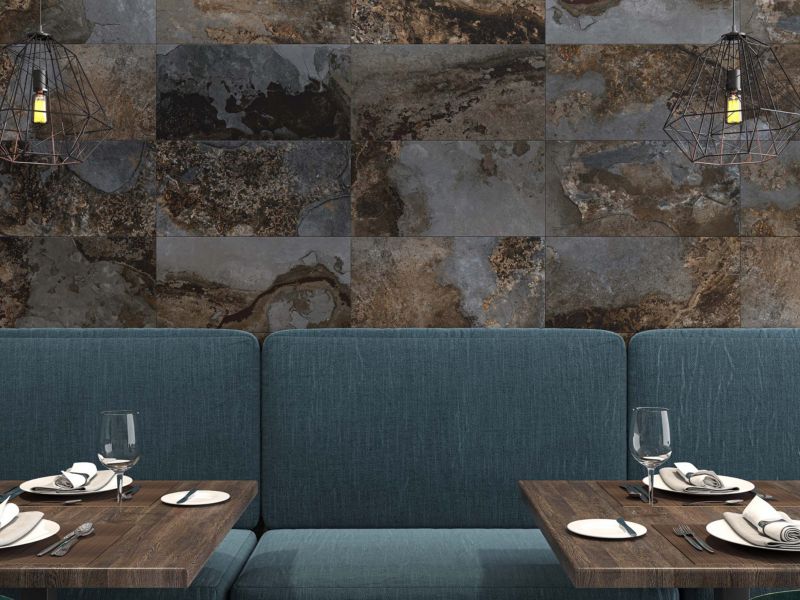 Frostsikker glaseret porcelænsflise Hekla Slate 60 x 120 cm 1,44 m²