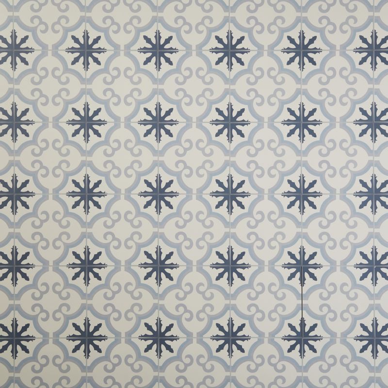 Frostbestandig glasurbelagt Hydrolic Callis klinker 3 20 x 20 cm blå 1 m²