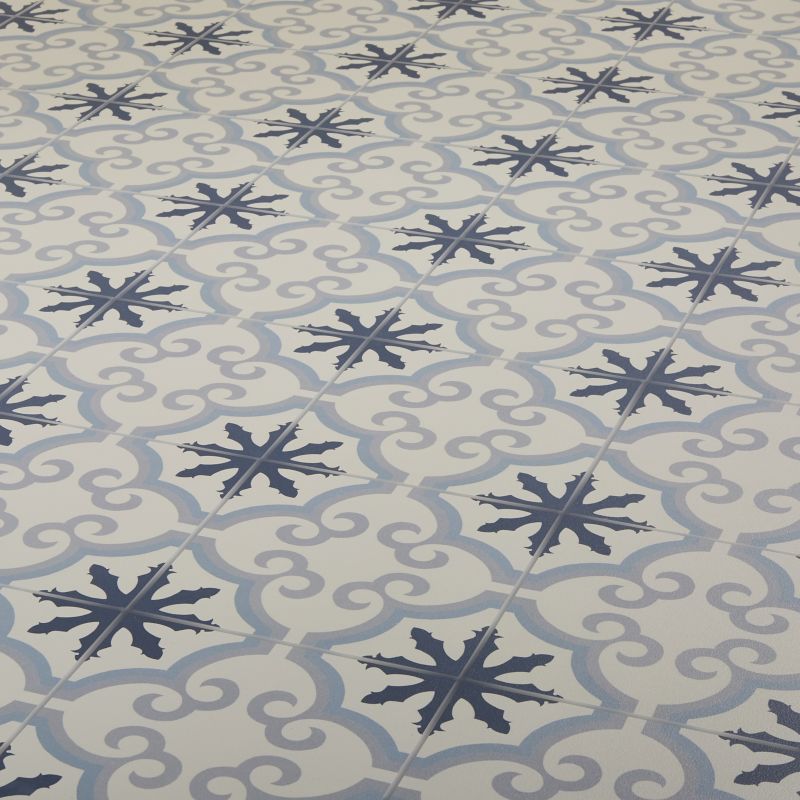 Frostbestandig glasurbelagt Hydrolic Callis klinker 3 20 x 20 cm blå 1 m²