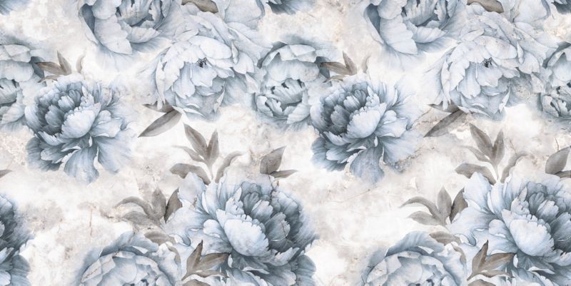 Frostbestandig glasert gres Kaparis 59,7 x 119,7 cm blomst 1,43 m²