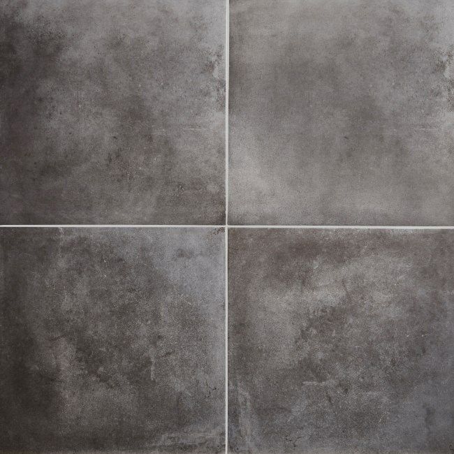 Frostbestandig glaseret klinke Konkrete GoodHome 59,8 x 59,8 cm anthracite 1,07 m²