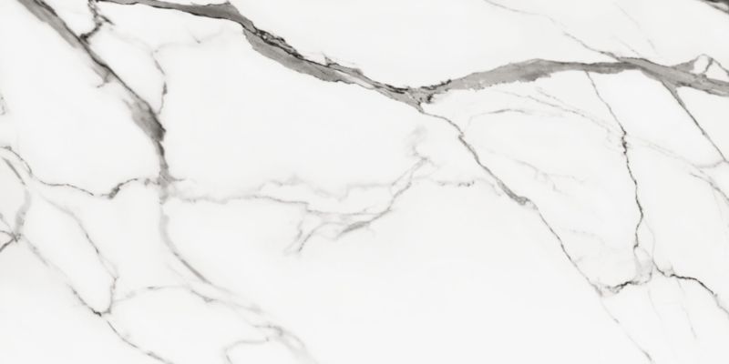 Frostbestandig glaseret Laken Modelo Poler porcelænsflise 60 x 120 cm hvid 2,88 m²