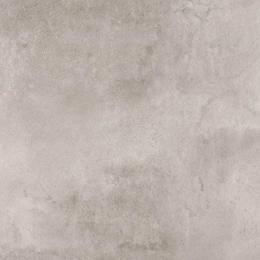 Frostsikker glaseret porcelænsflise Luna 80 x 80 cm grå 1,92 m²