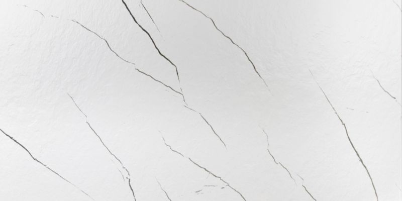 Frostbestandig glaseret porcelænsflise Mavros Slate 60 x 120 cm hvid 1,44 m²