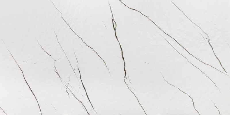 Frostbestandig glaseret porcelænsflise Mavros Slate 60 x 120 cm hvid 1,44 m²