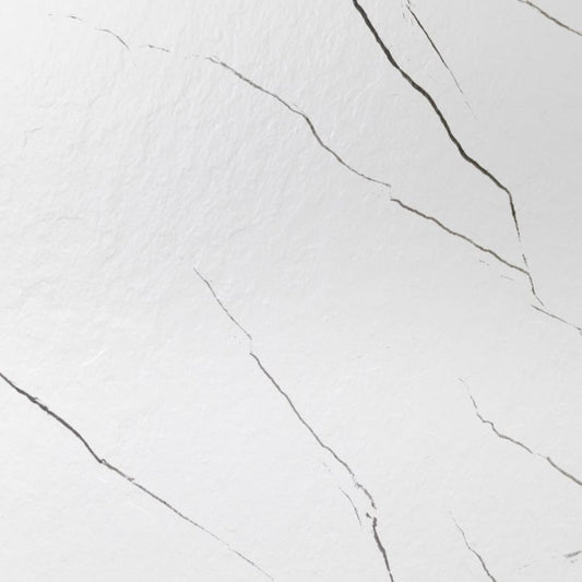 Frostbestandig glaseret porcelænsflise Mavros Slate 60 x 60 cm hvid 1,44 m²