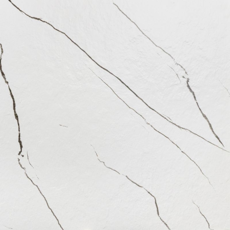 Frostbestandig glaseret porcelænsflise Mavros Slate 60 x 60 cm hvid 1,44 m²