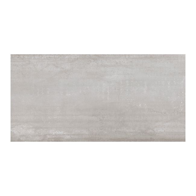 Frostbestandig glaseret metal-gulvflise 60 x 120 cm sølv 1,44 m²