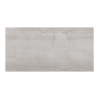 Frostbestandig glaseret metal-gulvflise 60 x 120 cm sølv 1,44 m²