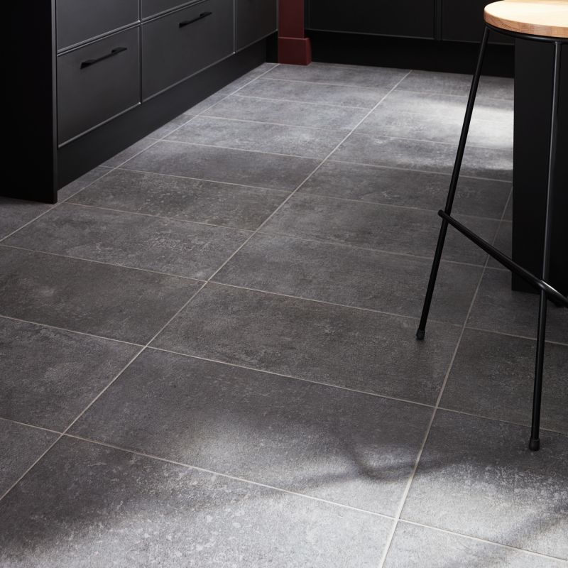 Frostbestandig glaseret porcelænsflise Metal ID Colours 30 x 60 cm antracit 1,08 m²