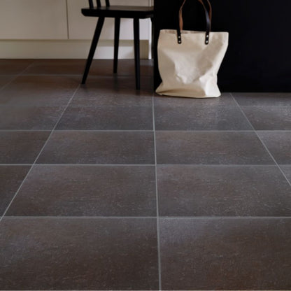 Frostbestandig glaseret porcelænsflise Metal ID Colours 60 x 60 cm antracit 1,08 m²