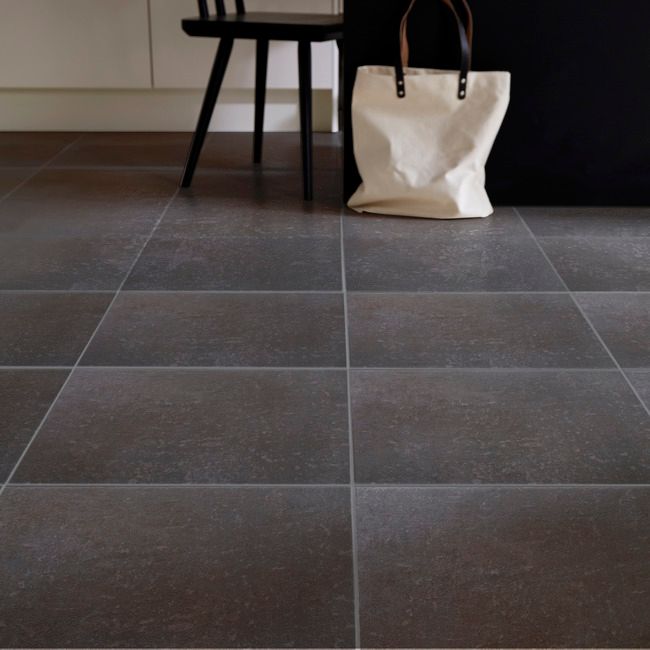 Frostbestandig glaseret porcelænsflise Metal ID Colours 60 x 60 cm antracit 1,08 m²