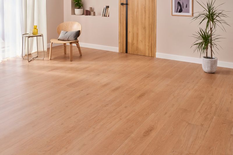 Frostbestandig glaseret Molly-gulvflise 20 x 120 cm beige 1,2 m²