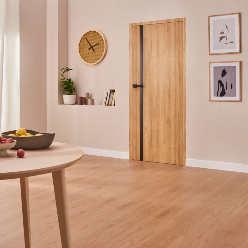 Frostbestandig glaseret Molly-gulvflise 20 x 120 cm beige 1,2 m²