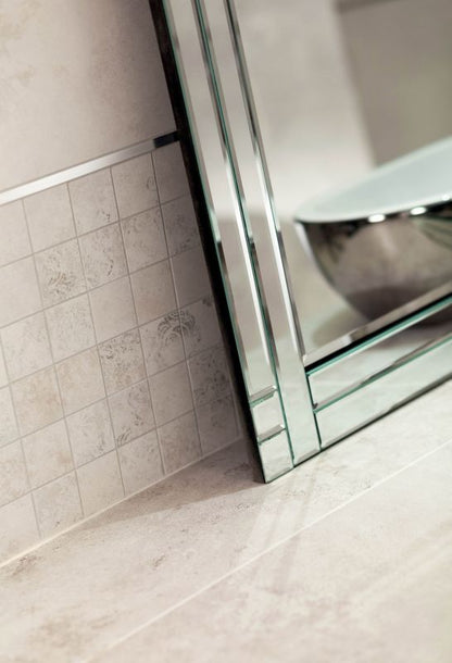 Frostbestandig glasert porcelænsflise Neutral 59,8 x 59,8 cm grå 1,79 m²