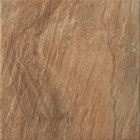 Frostbestandig glaseret porcelænsflise Paradyż Shon 40 x 40 cm brun 1,6 m²