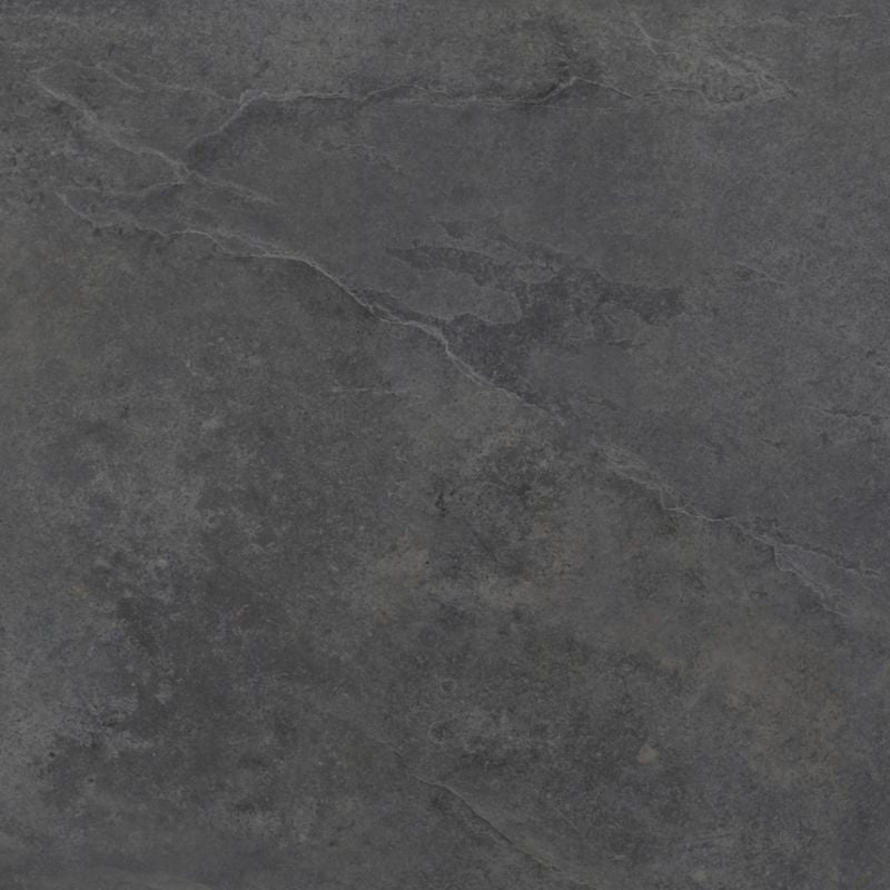 Frostsikker glasureret porcelænsflise Pizarra 60 x 60 x 2 cm antracit 0,72 m²