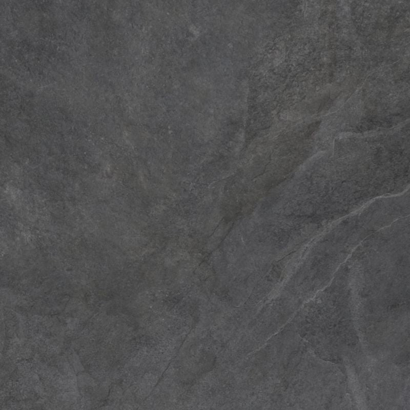 Frostsikker glasureret porcelænsflise Pizarra 60 x 60 x 2 cm antracit 0,72 m²