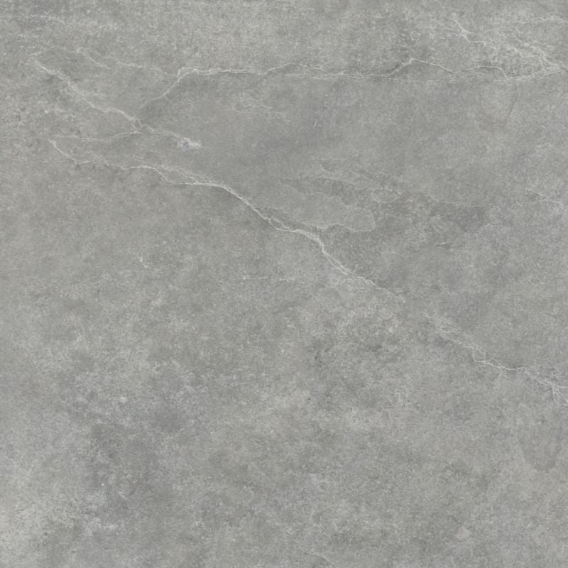 Frostsikker glaseret porcelænsflise Pizarra 60 x 60 x 2 cm grå 0,72 m²
