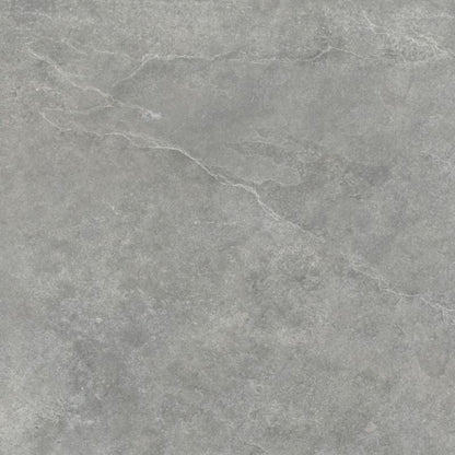 Frostsikker glaseret porcelænsflise Pizarra 60 x 60 x 2 cm grå 0,72 m²