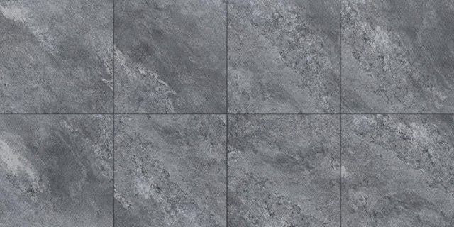 Frostbestandig glasert Quarzo-gulvflise 60 x 60 x 2 cm grå 0,72 m²