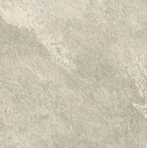 Frostbestandig glasert Quarzo-gulvflise 60 x 60 x 2 cm sølv 0,72 m²