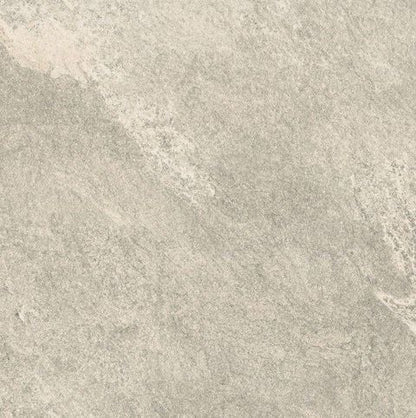 Frostbestandig glasert Quarzo-gulvflise 60 x 60 x 2 cm sølv 0,72 m²