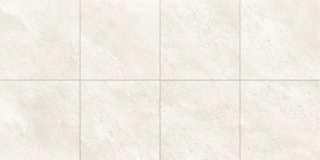 Frostbestandig glaseret Quarzo porcelænsflise 60 x 60 x 2 cm hvid 0,72 m²