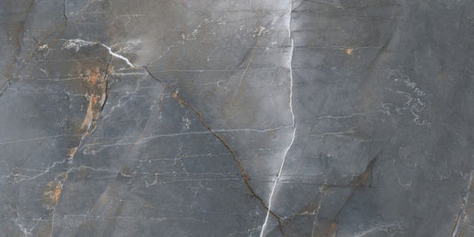 Frostbestandig glasert Queen-gulvflise 60 x 120 cm i grey sugar