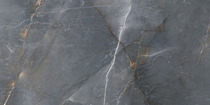 Frostbestandig glasert Queen-gulvflise 60 x 120 cm i grey sugar