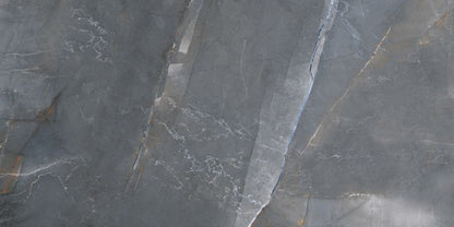 Frostbestandig glasert Queen-gulvflise 60 x 120 cm i grey sugar