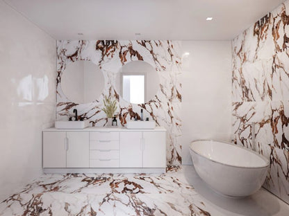 Frostbestandig polert Rosastone-gulvflise 60 x 120 cm 1,44 m²