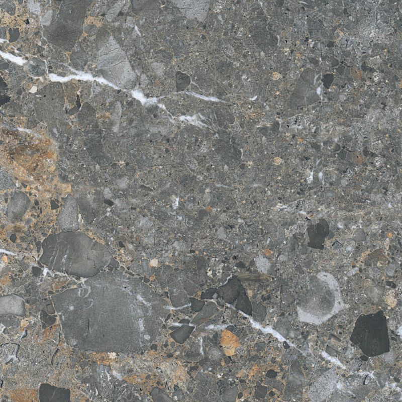 Frostbestandig glaseret Sandalo-gulvflise 60 x 60 cm dark, 1,44 m²