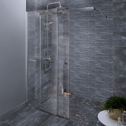 Frostbestandig glaseret porcelænsflise Shaded GoodHome 29,8 x 59,8 cm anthracite 1,24 m²