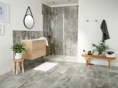 Frostbestandig glasert Shaded GoodHome porcelænsflise 29,8 x 59,8 cm grå 1,24 m²