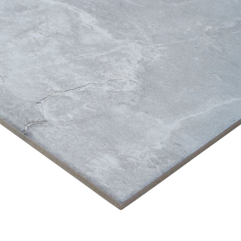 Frostbestandig glasert Shaded GoodHome porcelænsflise 29,8 x 59,8 cm grå 1,24 m²