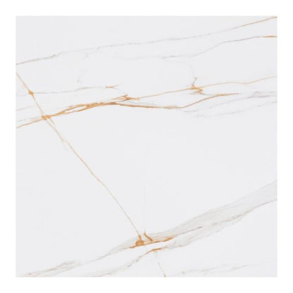 Frostbestandig glaseret porcelænsflise Sidamo Ceramstic 60 x 60 cm hvid mat 1,44 m²