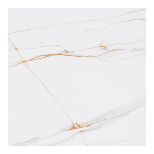 Frostbestandig glaseret porcelænsflise Sidamo Ceramstic 60 x 60 cm hvid mat 1,44 m²